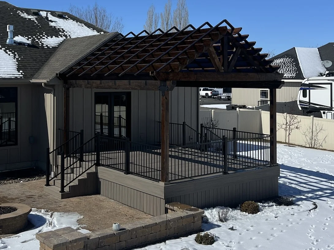 Deck Build in Shelley, ID